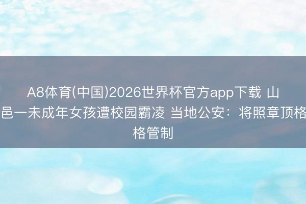 A8体育(中国)2026世界杯官方app下载 山东平邑一未成年女孩遭校园霸凌 当地公安：将照章顶格管制