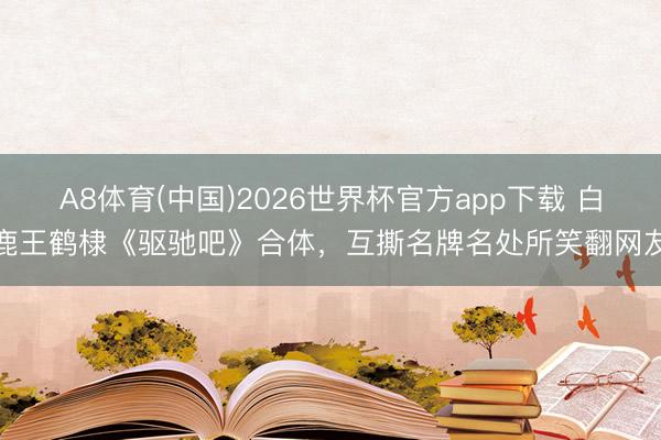A8体育(中国)2026世界杯官方app下载 白鹿王鹤棣《驱驰吧》合体，互撕名牌名处所笑翻网友